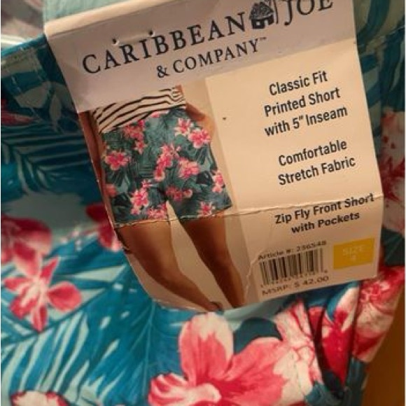 New With Tags Women’s Size 4 Caribbean Joe Shorts. Paid $42 - Picture 2 of 5